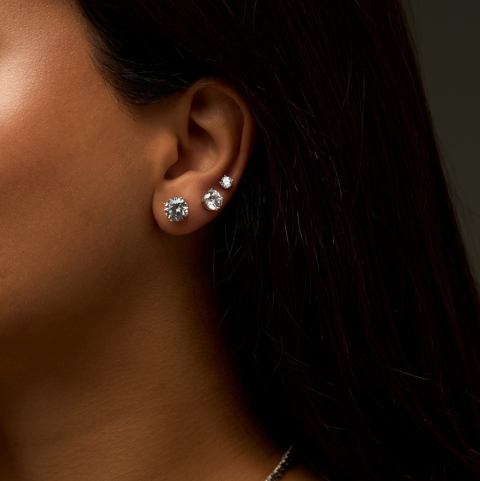 925 | Mini Taş Küpe