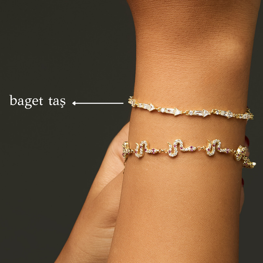 925 | Baget Taş Bileklik