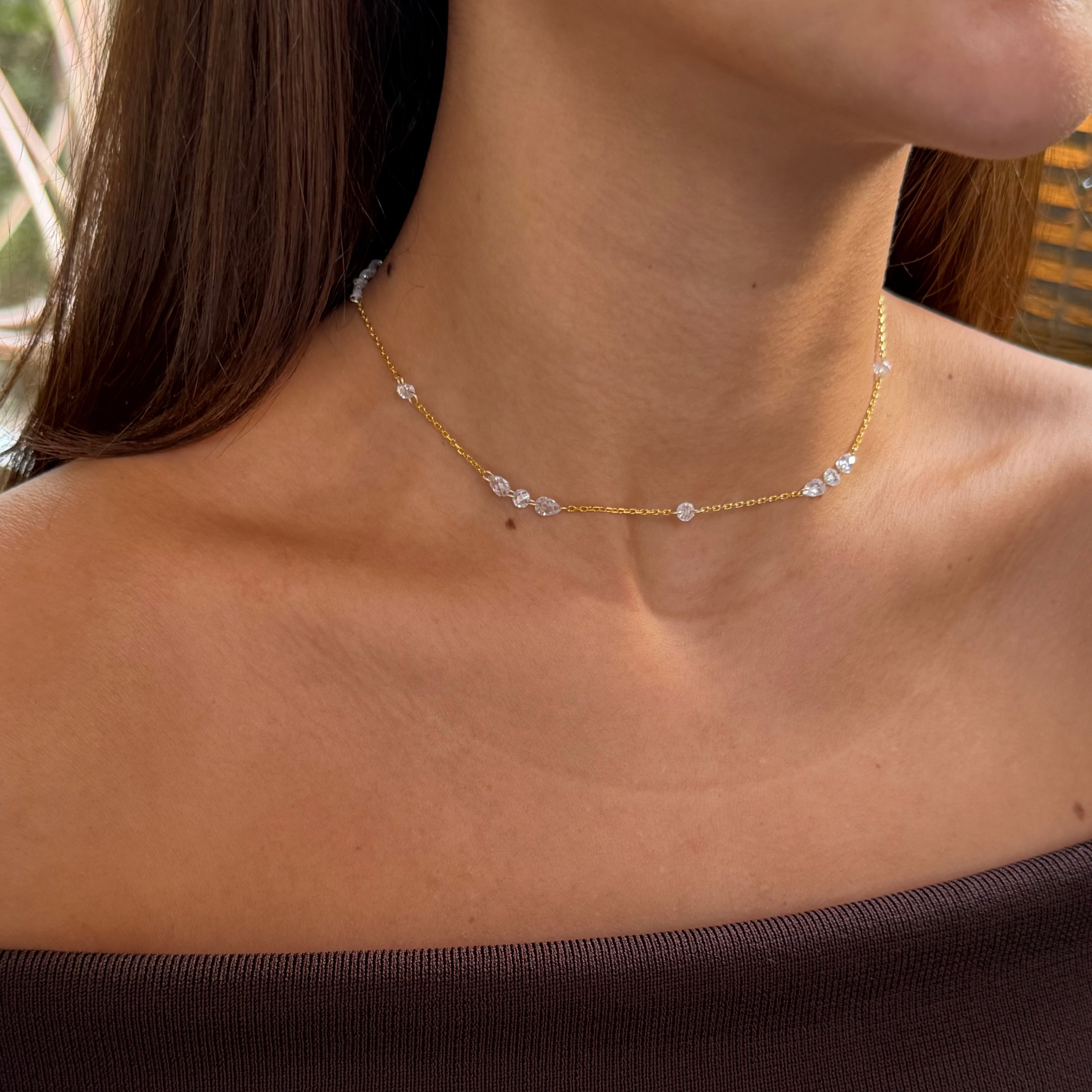 925 |  Cristal Choker Kolye