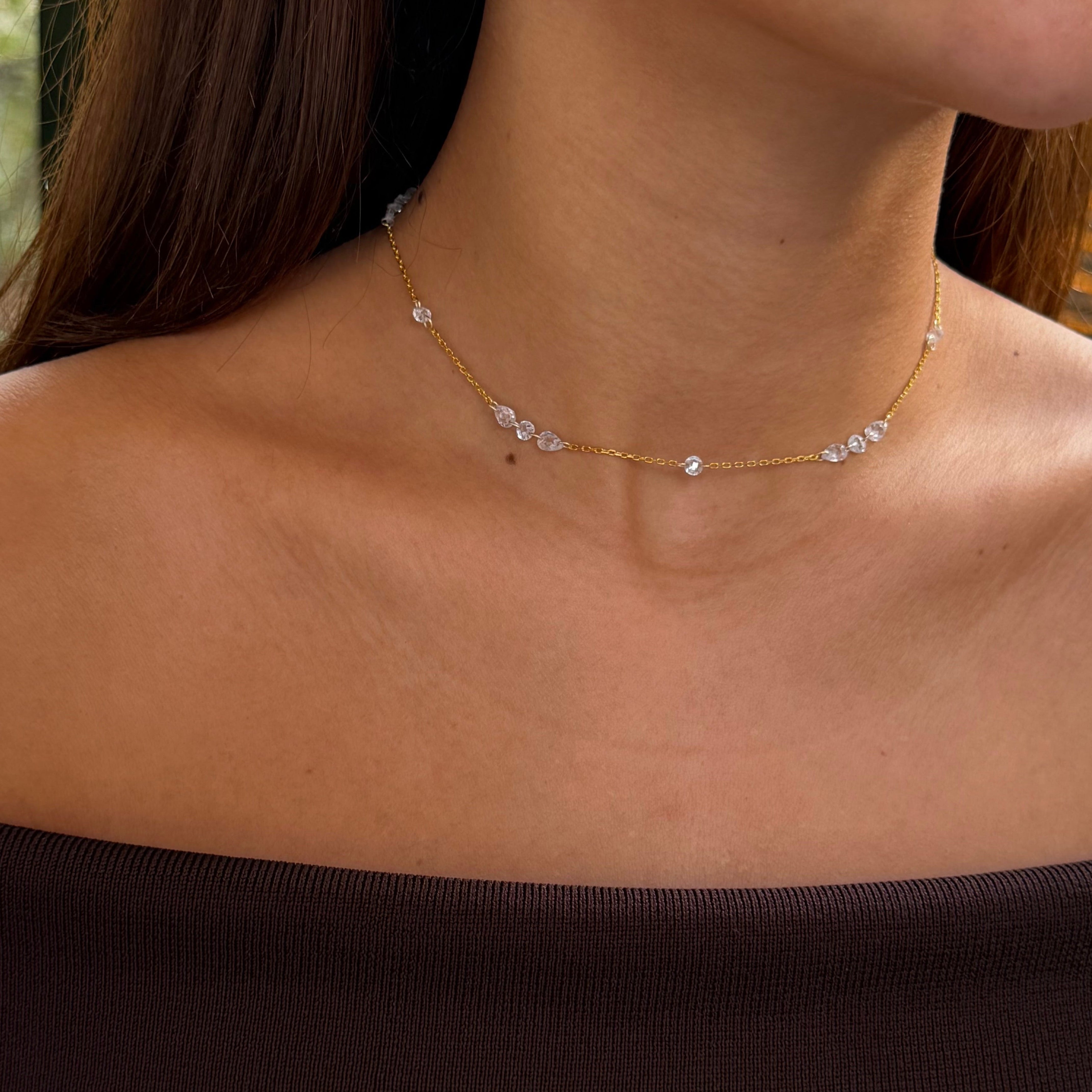 925 |  Cristal Choker Kolye