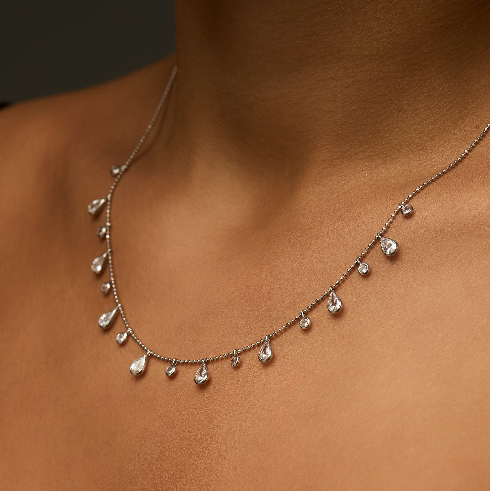 925 | Çiy Damlası Kolye