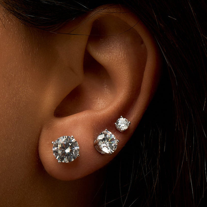 925 | Orta Boy Taş Küpe