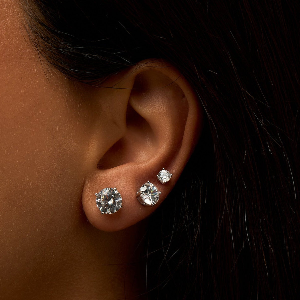 925 | Mini Taş Küpe