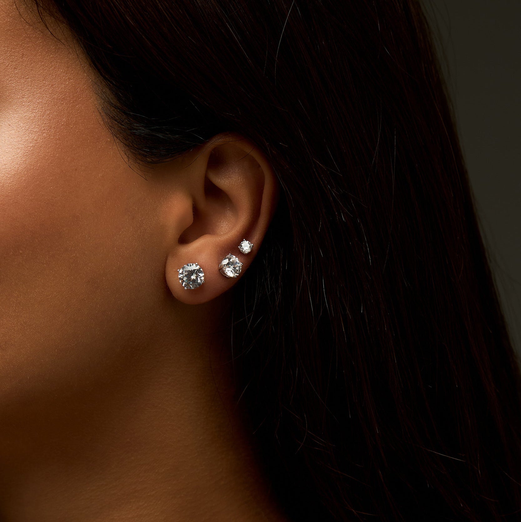 925 | Orta Boy Taş Küpe